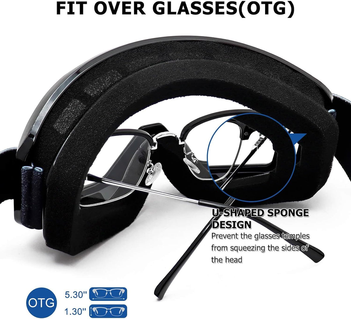 Dirt Bike ATV Goggles-Motorcycle Offroad Riding Helmet Motocross