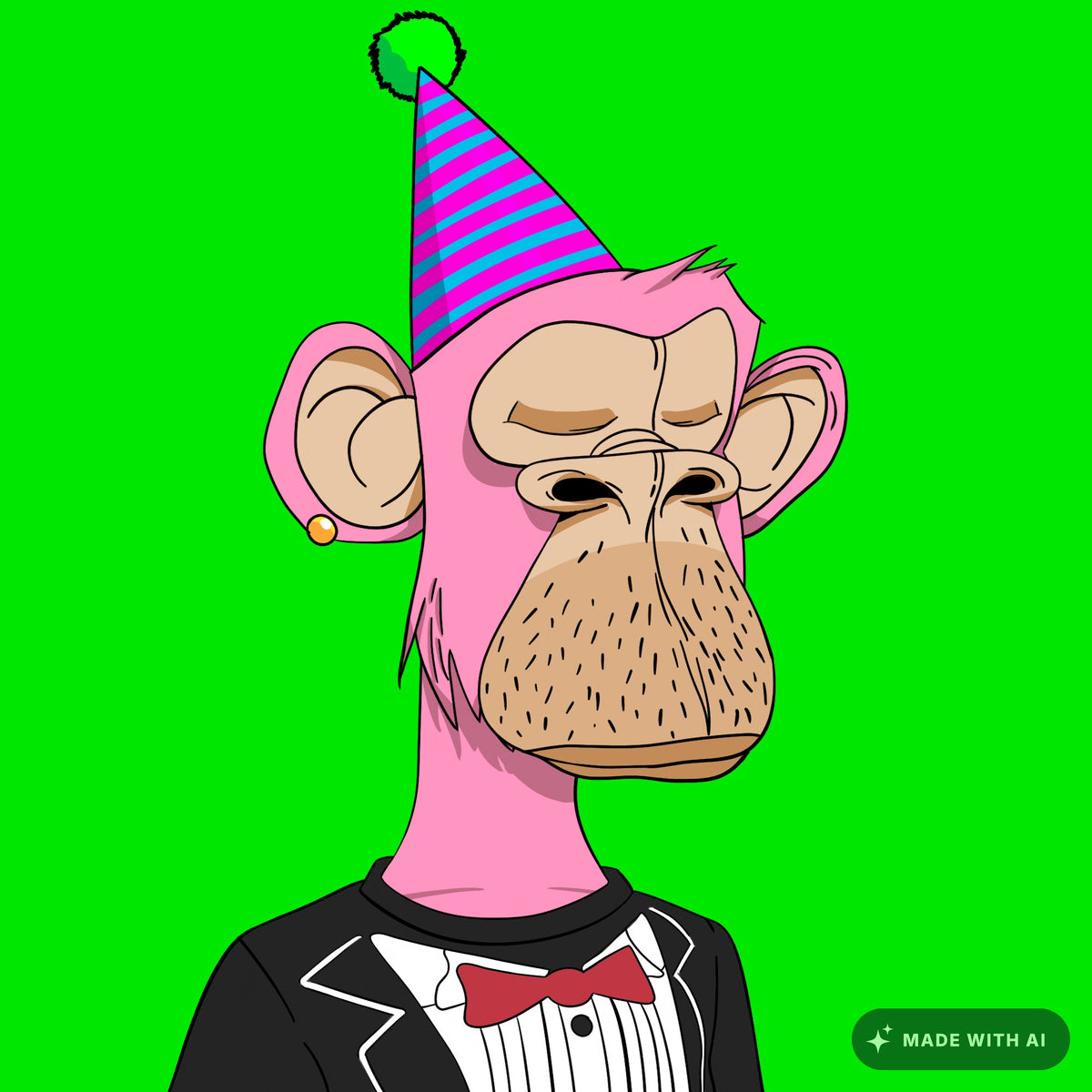 Active Ape Birthday Boy Limited Edition animated product image